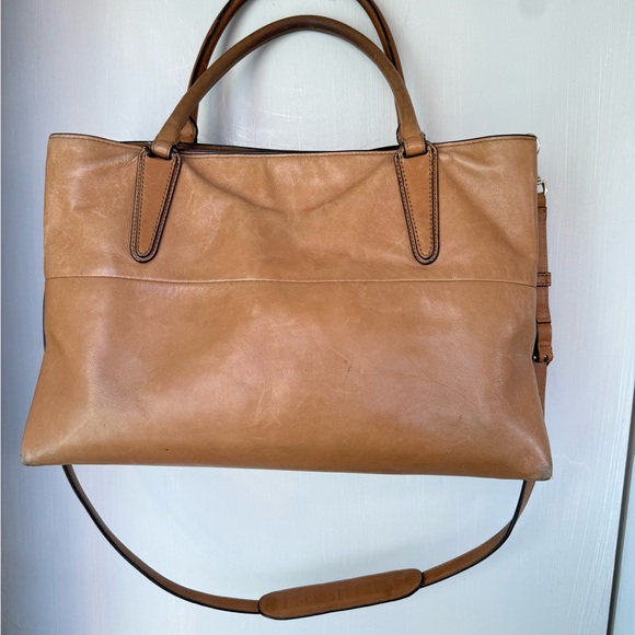 バッグ Mercari | Bag/Shoulder Tote Leather Brown Coach Vintage Brown Bag Tote Leather Coach Vintage バッグ